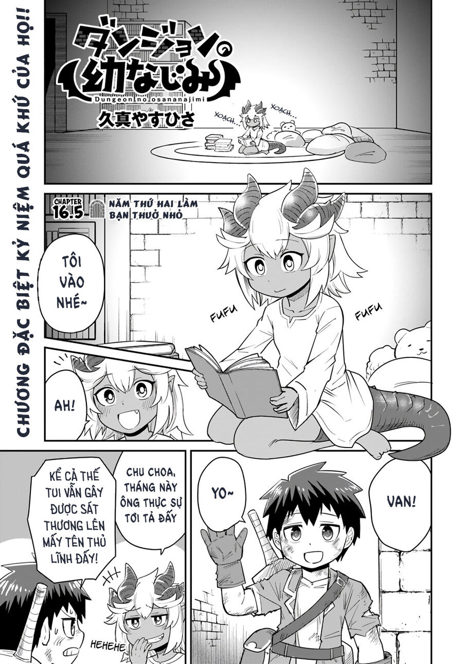 người bạn thuở nhỏ trong hầm ngục chapter 16.5 - Trang 2