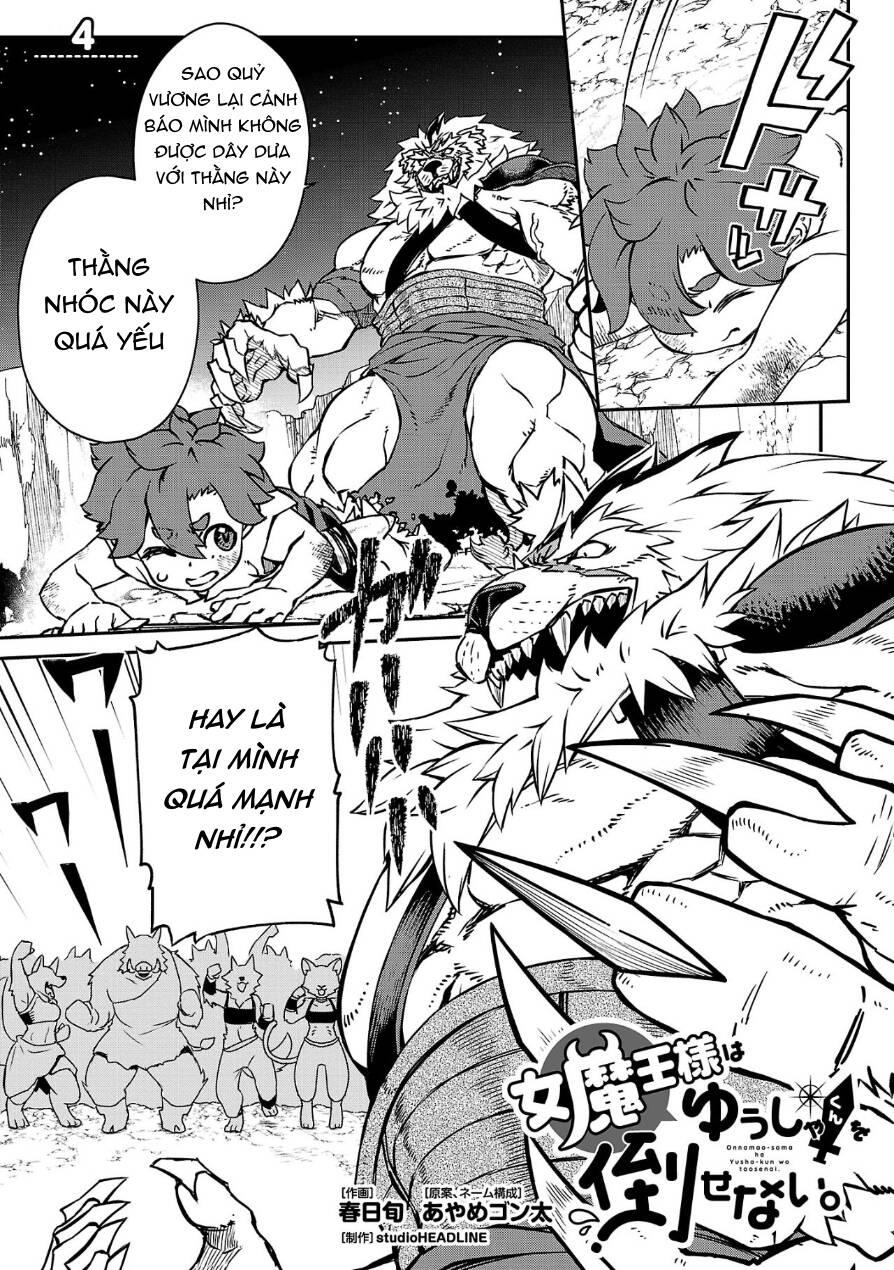quỷ vương-sama không thể đánh bại hero-kun! chapter 4 - Trang 2